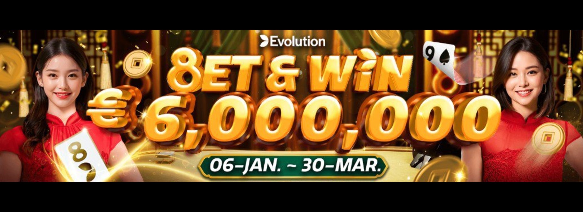 Evolution Live & Slots: Bet & Win